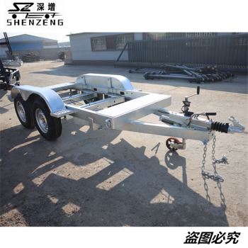 3吨欧式骨架拖车