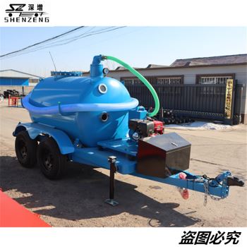 2000升污水罐拖车